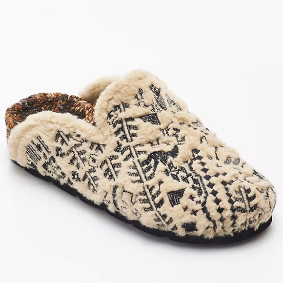 Free People Textile Damon Cozy Mules - Picture 1 of 8